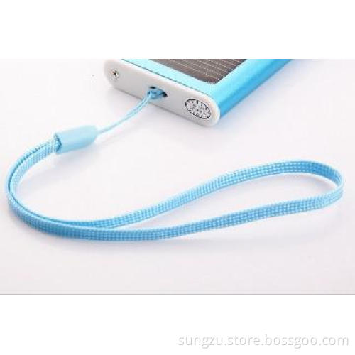 Mobile Solar Charger With Keychain&LED Flashlight